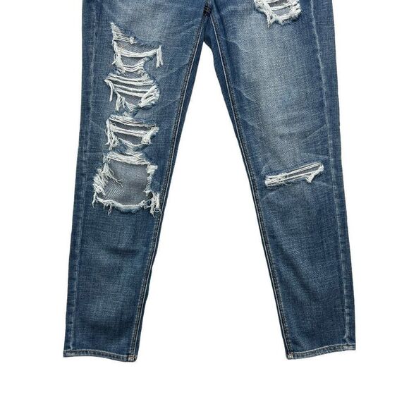 American Eagle Women's Distressed Button Fly Tom Girl Jeans - Picture 5 of 11